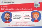 grafika 5 edycji Budżetu Obywatelskiego Województwa Małopolskiego