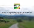 W dniu 24 grudnia 2021r oraz 7 stycznia 2022r. Biuro będzie nieczynne