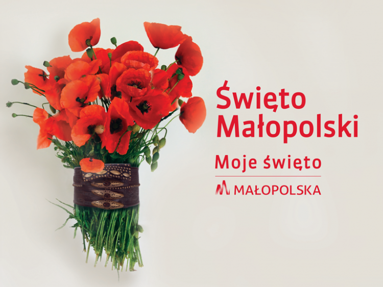 grafika kwiaty oraz Święto Małopolski