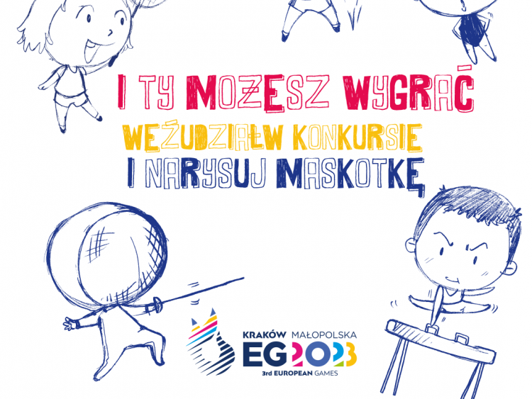 Konkurs na projekt maskotki Igrzysk Europejskich Kraków-Małopolska 2023!