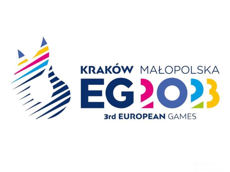 Logo - Igrzyska Europejskie Kraków-Małopolska 2023