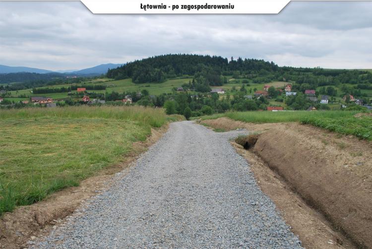 Łętownia - po zagospodarowaniu