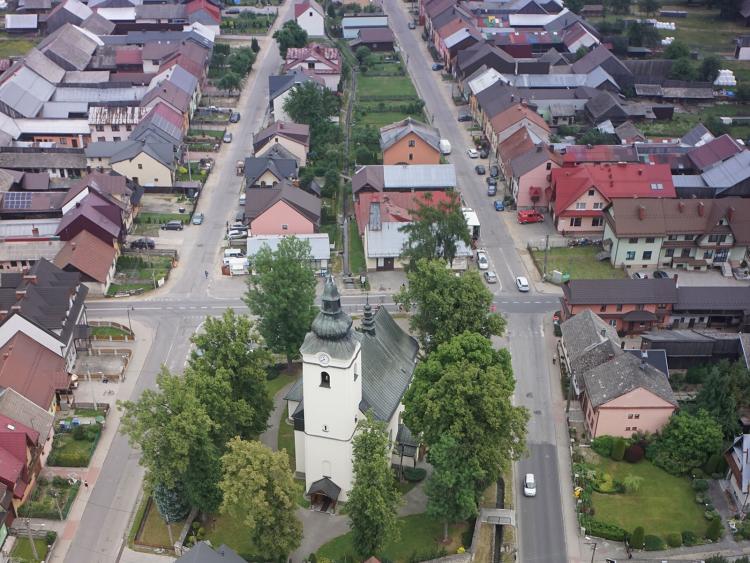 Zdjęcie z nalotów bezzałogowym statkiem powietrznym - Nowa Biała.
